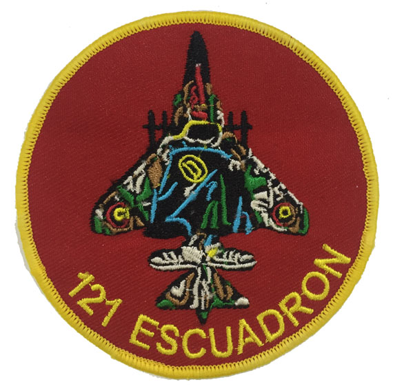 Escudo bordado Escuadron 121